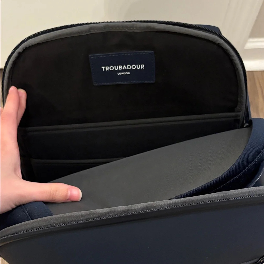 Troubadour Apex 3.0 Waterproof Laptop Backpack, Navy Blue